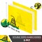 G128 2 Pack: Gadsden Don't Tread On Me Flag | 1x1.5 Ft | Double ToughWeave Series Double Sided Embroidered 210D | Historical Flag, Embroidered Design, Indoor/Outdoor, Brass Grommets, Heavy Duty, 3-ply